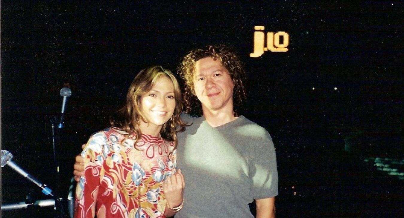 Sergio Gonzalez with Jennifer Lopez